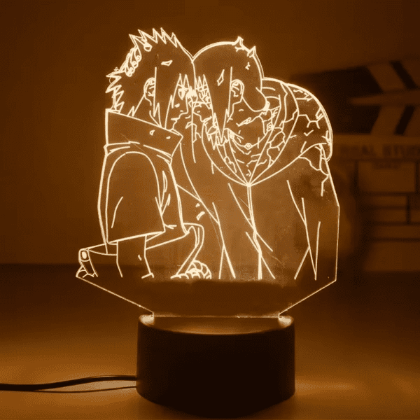 Naruto 3D LED Night Light – Uchiha Itachi, Madara, Obito, Minato, Gaara Anime Lamp - Image 21