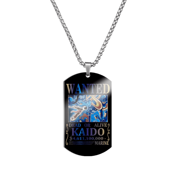 One Piece Stainless Steel Dog Tag Necklace – Luffy’s 3 Billion Bounty - Image 33