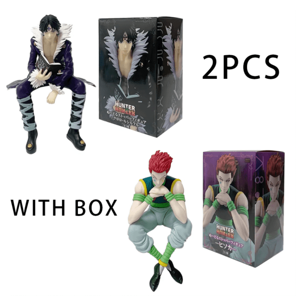 14Cm Hunter×Hunter Anime Figure Phantom Troupe Hisoka Action Figure Noodle Stopper Room Decoration Noodle Stopper PVC Model Toys - Image 25
