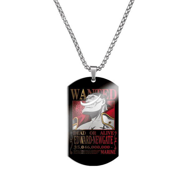 One Piece Stainless Steel Dog Tag Necklace – Luffy’s 3 Billion Bounty - Image 35