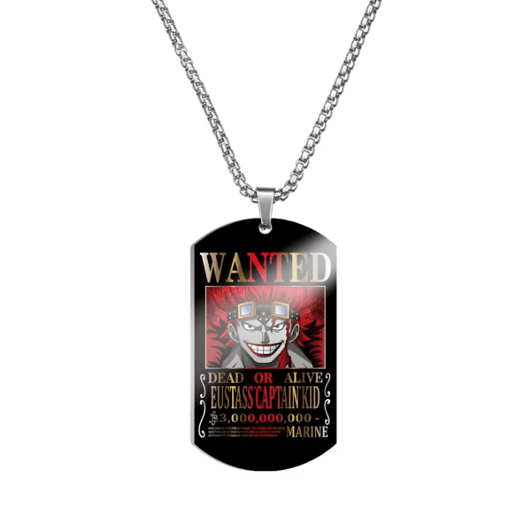 One Piece Stainless Steel Dog Tag Necklace – Luffy’s 3 Billion Bounty - Image 43