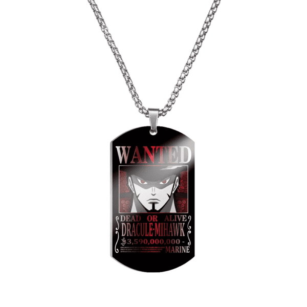 One Piece Stainless Steel Dog Tag Necklace – Luffy’s 3 Billion Bounty - Image 41