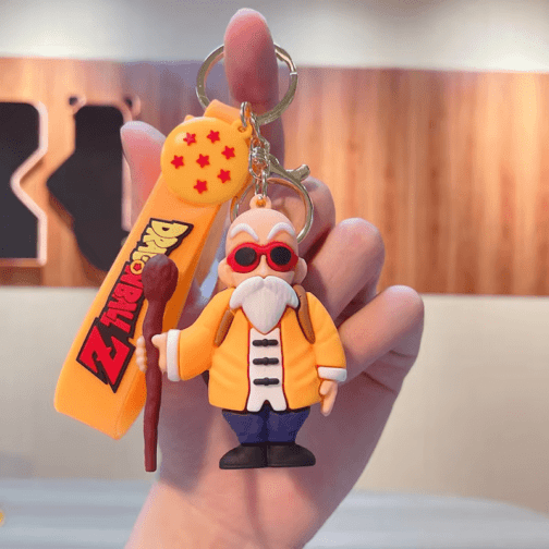 Anime Dragon Ball Keychain – PVC Action Figure Key Ring for Men & Women - Image 14