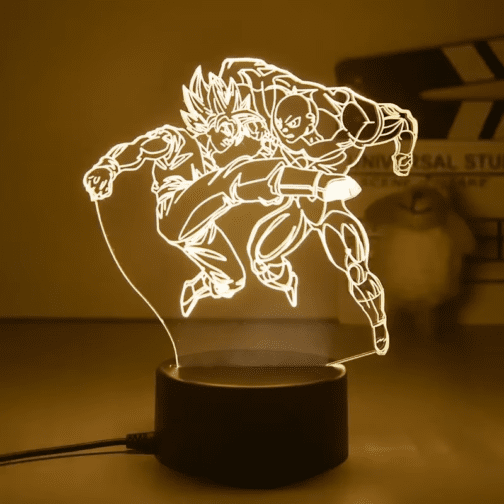 Dragon Ball Z 3D LED Night Light – Super Saiyan Goku & Vegeta Anime Lamp - Image 24