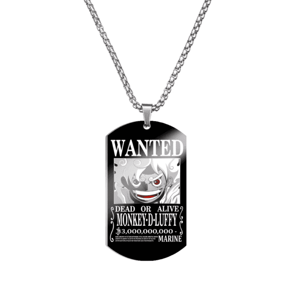 One Piece Stainless Steel Dog Tag Necklace – Luffy’s 3 Billion Bounty - Image 10