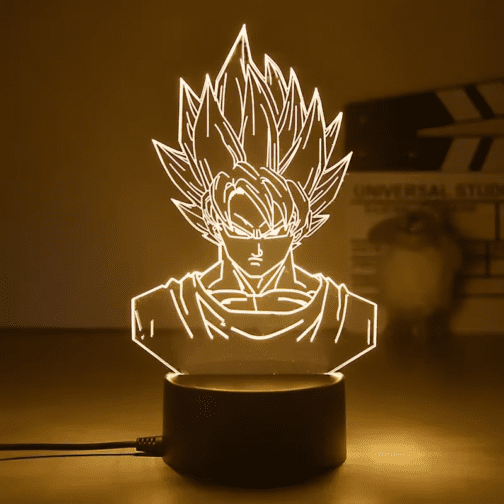 Dragon Ball Z 3D LED Night Light – Super Saiyan Goku & Vegeta Anime Lamp - Image 13