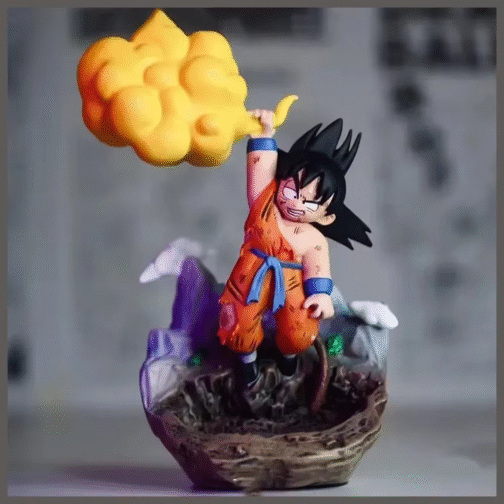 9cm Dragon Ball Z Goku Evil Containment Wave PVC Figure – Super Saiyan Anime Statue Model (Collectible Gift) - Image 2