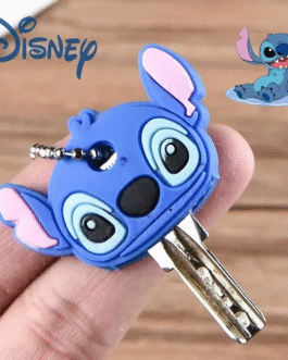 Stitch Silicone Key Cap Cover – Lilo & Stitch Cartoon Keychain Protector