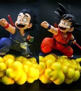 20cm Dragon Ball Goku on Flying Nimbus PVC Figure – Anime Collectible Somersault Cloud Statue Model Toy