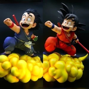20cm Dragon Ball Goku on Flying Nimbus PVC Figure – Anime Collectible Somersault Cloud Statue Model Toy