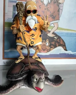 26cm Dragon Ball Z Master Roshi Figure – Kame Sennin Anime PVC Statue Model (Desk Decoration & Collectible)