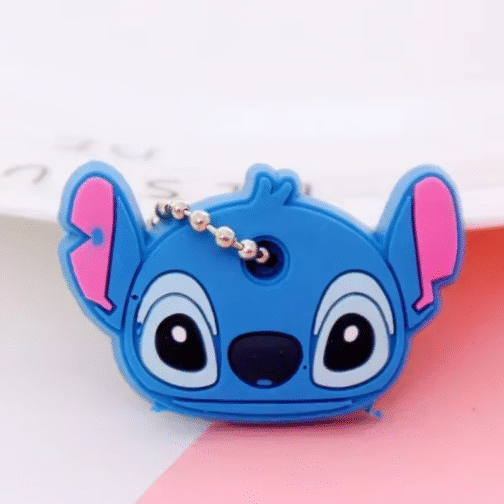 Stitch Silicone Key Cap Cover – Lilo & Stitch Cartoon Keychain Protector - Image 4