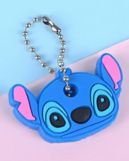 Stitch Silicone Key Cap Cover – Lilo & Stitch Cartoon Keychain Protector